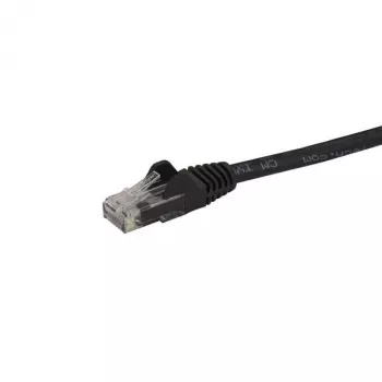 StarTech.com 2m CAT6 Ethernet Cable - Black CAT 6 Gigabit Ethernet Wire -250MHz 100W PoE RJ45 UTP Network/Patch Cord Snagless w/Strain Relief Individually Tested
