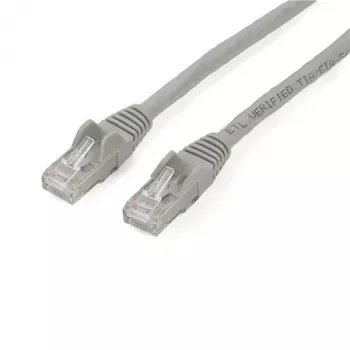 StarTech.com 2m CAT6 Ethernet Cable - Grey CAT 6 Gigabit Ethernet Wire -250MHz 100W PoE RJ45 UTP Network/Patch Cord Snagless w/Strain Relief Individually Tested