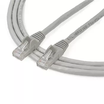 StarTech.com 2m CAT6 Ethernet Cable - Grey CAT 6 Gigabit Ethernet Wire -250MHz 100W PoE RJ45 UTP Network/Patch Cord Snagless w/Strain Relief Individually Tested