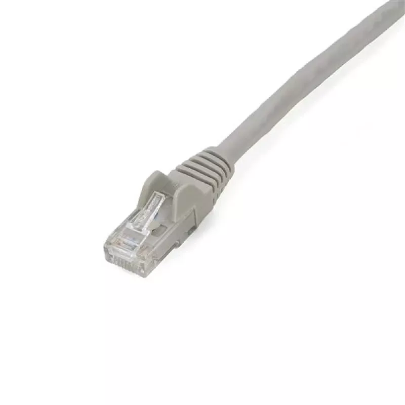 StarTech.com 2m CAT6 Ethernet Cable - Grey CAT 6 Gigabit Ethernet Wire -250MHz 100W PoE RJ45 UTP Network/Patch Cord Snagless w/Strain Relief Individually Tested