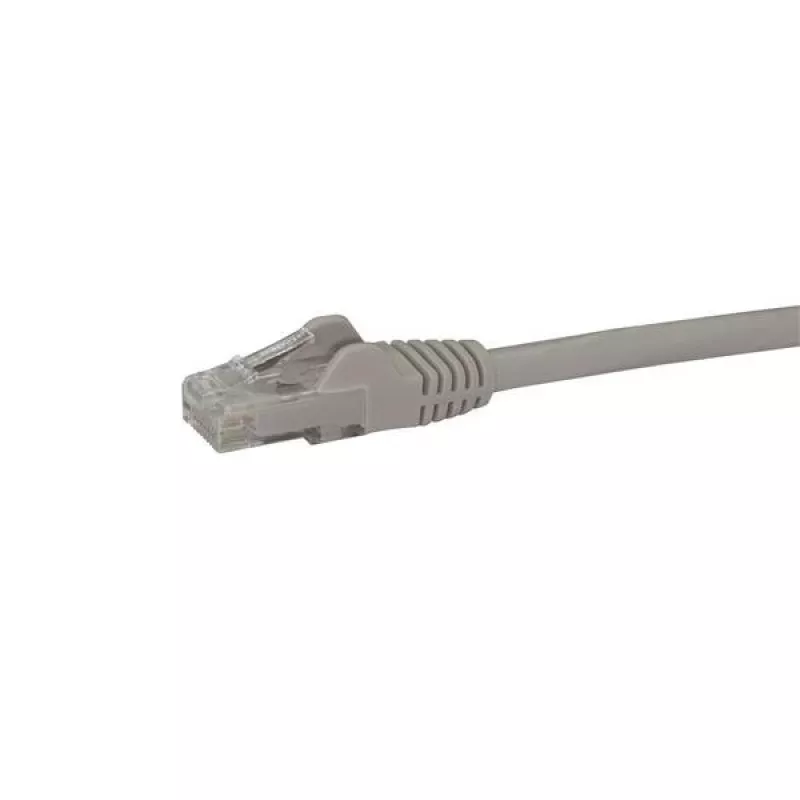 StarTech.com 5m CAT6 Ethernet Cable - Grey CAT 6 Gigabit Ethernet Wire -250MHz 100W PoE RJ45 UTP Network/Patch Cord Snagless w/Strain Relief Individually Tested