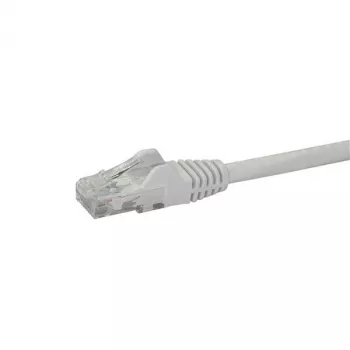 StarTech.com 7m CAT6 Ethernet Cable - White CAT 6 Gigabit Ethernet Wire -250MHz 100W PoE RJ45 UTP Network/Patch Cord Snagless w/Strain Relief Individually Tested