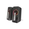 GENESIS Helium 100 BT RGB speaker set 10 W PC/Laptop Black, Silver 2.0 channels Bluetooth