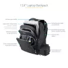 StarTech.com 15.6 inch Laptop Backpack with Removable Accessory Organizer Case - Professional IT Tech Backpack for Work/Travel/Commute - Ergonomic Computer Bag - Durable Ballistic Nylon - Notebook/Tablet Pockets