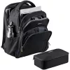 StarTech.com 17.3 inch Laptop Backpack with Removable Accessory Organizer Case - Professional IT Tech Backpack for Work/Travel/Commute - Ergonomic Computer Bag - Durable Ballistic Nylon - Notebook/Tablet Pockets