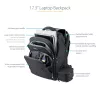 StarTech.com 17.3 inch Laptop Backpack with Removable Accessory Organizer Case - Professional IT Tech Backpack for Work/Travel/Commute - Ergonomic Computer Bag - Durable Ballistic Nylon - Notebook/Tablet Pockets