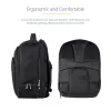 StarTech.com 17.3 inch Laptop Backpack with Removable Accessory Organizer Case - Professional IT Tech Backpack for Work/Travel/Commute - Ergonomic Computer Bag - Durable Ballistic Nylon - Notebook/Tablet Pockets