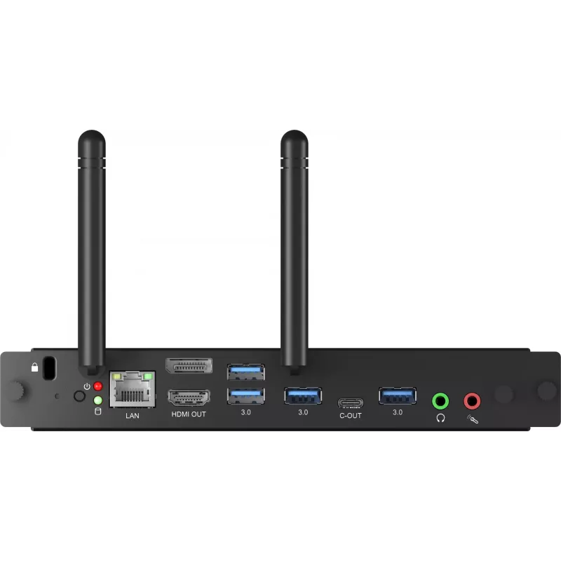 iiyama OPC51204BC-1 PC/workstation Intel® Core™ i5 i5-12450H 8 GB DDR4-SDRAM 256 GB SSD Windows 11 IoT Enterprise Mini PC Black