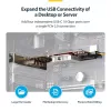 StarTech.com 4-Port USB Type-C PCIe Card, USB 3.2 10Gbps, USB-C PCI Express Expansion Card, 4x Independent USB Controllers, Windows/Linux/macOS, TAA-Compliant