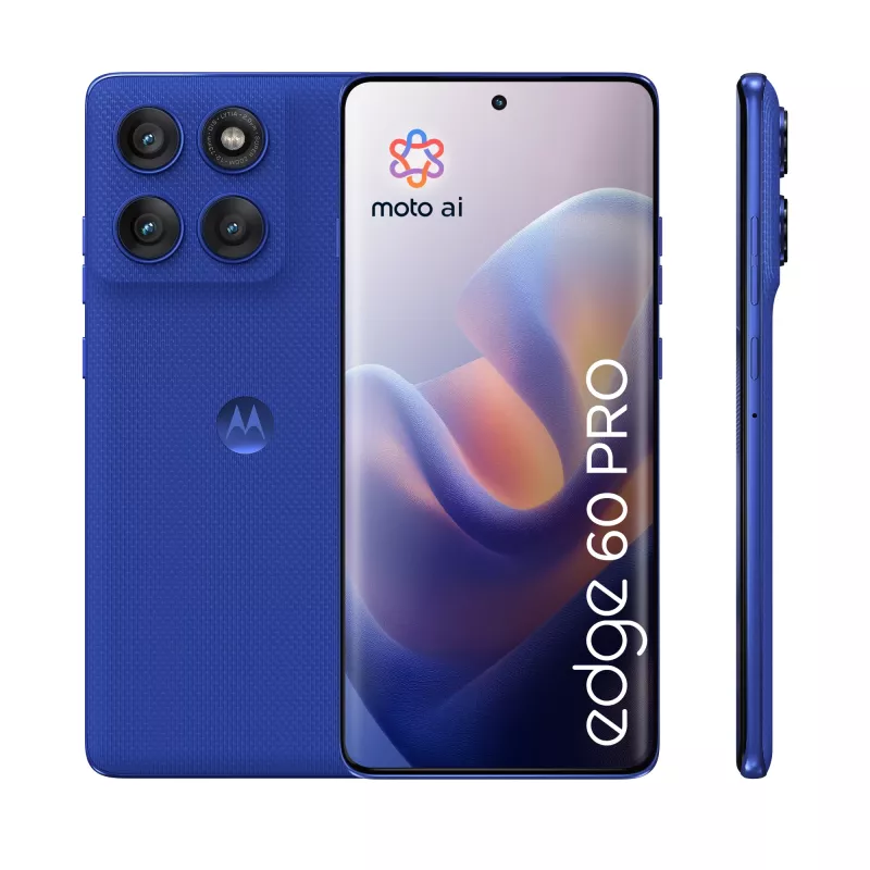 Motorola edge 60 pro 16.9 cm (6.67 inch) Dual SIM Android 15 5G USB Type-C 12 GB 512 GB 6000 mAh Blue