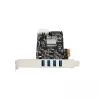 StarTech.com 4 Port USB 3.0 PCIe Card w/ 4 Dedicated 5Gbps Channels (USB 3.1 Gen 1) - UASP - SATA / LP4 Power - PCI Express Adapter Card