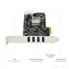 StarTech.com 4 Port USB 3.0 PCIe Card w/ 4 Dedicated 5Gbps Channels (USB 3.1 Gen 1) - UASP - SATA / LP4 Power - PCI Express Adapter Card