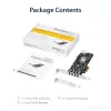 StarTech.com 4 Port USB 3.0 PCIe Card w/ 4 Dedicated 5Gbps Channels (USB 3.1 Gen 1) - UASP - SATA / LP4 Power - PCI Express Adapter Card