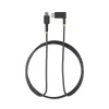 StarTech.com 6ft (2m) USB C Charging Cable Right Angle - 60W PD 3A - Heavy Duty Fast Charge USB-C Cable - Black USB 2.0 Type-C - Rugged Aramid Fiber - USB Charging Cord