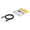 StarTech.com 6ft (2m) Slim HDMI 2.0 Cable, Flexible Premium Certified HDMI Cord with Ethernet, UHD 4K 60Hz HDR10, Durable Aramid Fiber Design with TPE Jacket