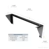 StarTech.com 2U 19in Steel Vertical Wall Mount Equipment Rack Bracket