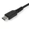 StarTech.com 2m USB C Charging Cable - Durable Fast Charge & Sync USB 2.0 Type C to USB C Laptop Charger Cord - TPE Jacket Aramid Fiber M/M 60W Black - Samsung S10 S20 iPad Pro MS Surface
