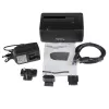 StarTech.com Single Bay USB 3.0 to SATA Hard Drive Docking Station, USB 3.0 (5 Gbps) Hard Drive Dock, External 2.5/3.5 inch SATA I/II/III HDD/SSD Docking Station, Top-Loading Hard Drive Bay
