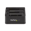 StarTech.com Dual-Bay USB 3.2 Gen 2 to SATA Hard Drive Docking Station, USB 10Gbps Hard Drive Dock, External 2.5/3.5 inch SATA I/II/III SSD/HDD Docking Station, Hot-Swap Hard Drive Bay, Top-Loading