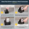 StarTech.com Standalone Hard Drive Duplicator, Dual Bay HDD/SSD Cloner/Copier, USB 3.1 (10Gbps) to SATA III HDD/SSD Docking Station, Hard Disk Duplicator Dock, Hard Drive Cloner