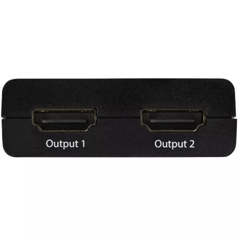 StarTech.com 4K HDMI 2-Port Video Splitter – 1x2 HDMI Splitter – Powered by USB or Power Adapter – 4K 30Hz