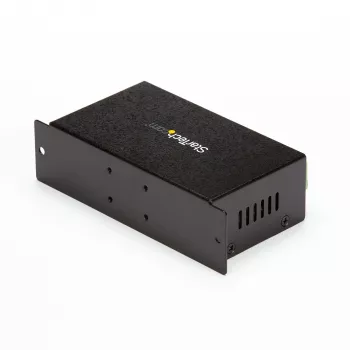 StarTech.com 7-Port USB 2.0 Hub - Metal Industrial USB-A Hub with ESD Protection & 350W Surge Protection - Din Rail, Wall or Desk Mountable - TAA Compliant USB Expander Hub