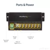 StarTech.com 7-Port USB 2.0 Hub - Metal Industrial USB-A Hub with ESD Protection & 350W Surge Protection - Din Rail, Wall or Desk Mountable - TAA Compliant USB Expander Hub
