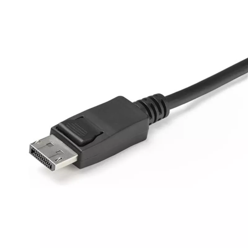 StarTech.com 2 Port DisplayPort KVM Switch - 4K 60Hz - Compact Dual Port UHD DP 1.2 USB Desktop KVM Switch with 4ft Cables & Audio - Bus Powered & Remote Switching - MacBook ThinkPad