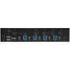 StarTech.com 4 Port HDMI KVM Switch - Single Monitor 4K 60Hz Ultra HD HDR - Desktop HDMI 2.0 KVM Switch with 2 Port USB 3.0 Hub (5Gbps) and 4x USB 2.0 HID, Audio - Hotkey Switching - TAA