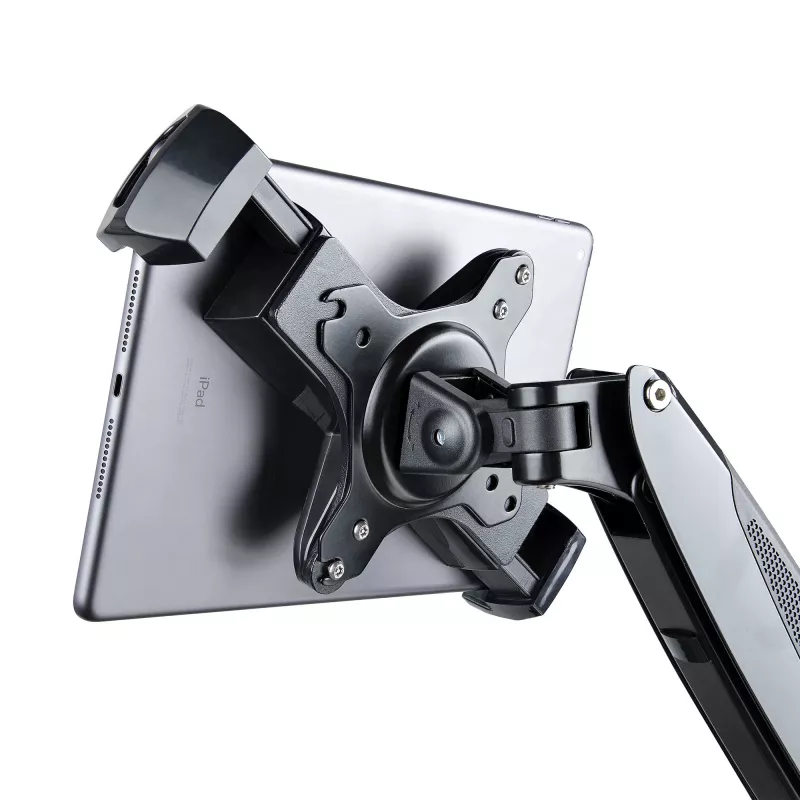StarTech.com VESA Mount Adapter for Tablets 7.9 to 12.5in - Up to 2kg (4.4lb) - 75x75/100x100 VESA Patterns - Universal Anti-Theft Tablet VESA Mount Clamp - Secure Tablet Mount - Black