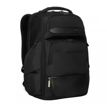 Targus HeritageLuxe backpack Travel backpack Black Polyester