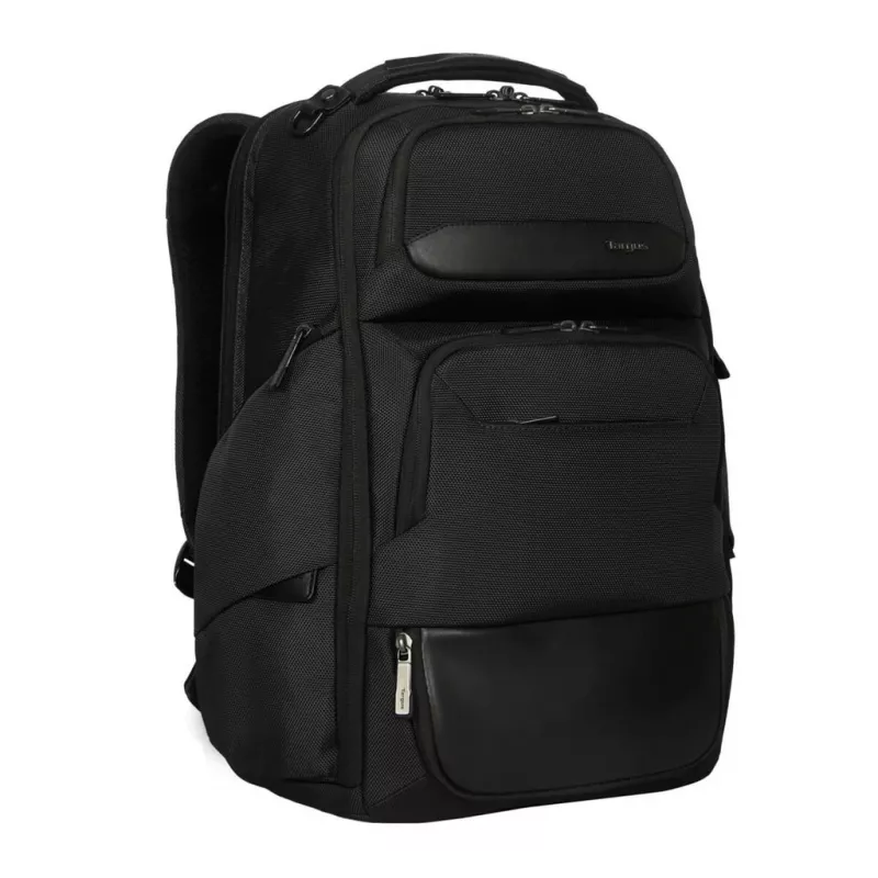 Targus HeritageLuxe backpack Travel backpack Black Polyester