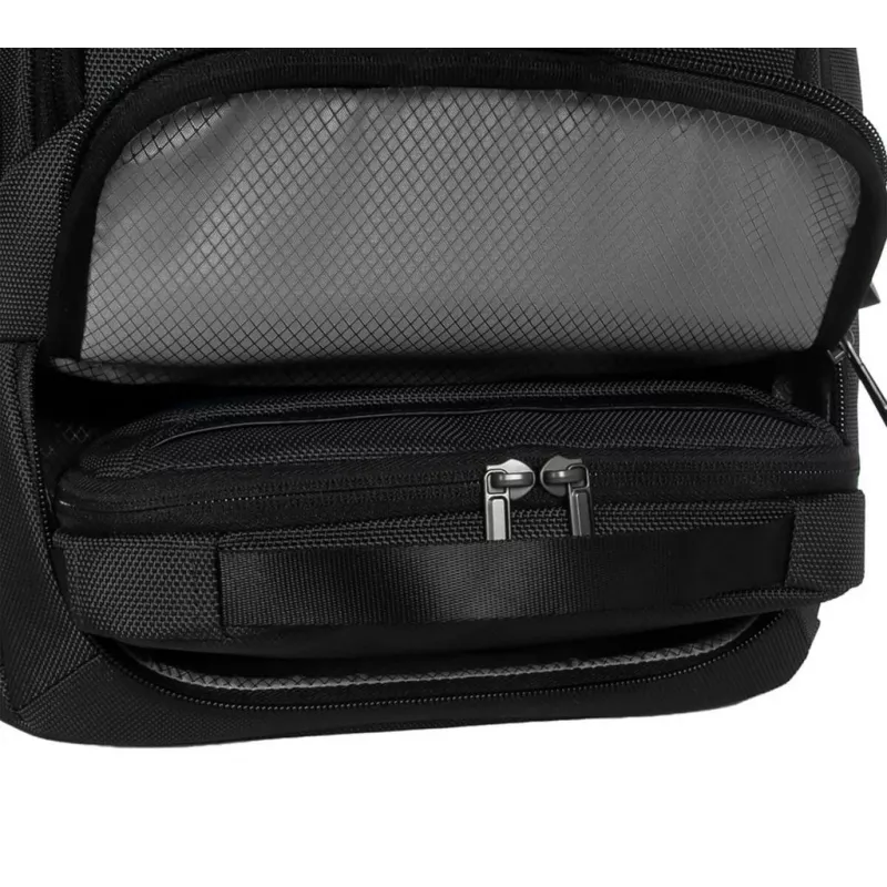 Targus HeritageLuxe backpack Travel backpack Black Polyester