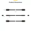 StarTech.com 3ft (1m) Thunderbolt 5 Cable, 80Gbps/Up to 120Gbps, 240W PD, 8K 60Hz, Certified Thunderbolt Cable - Compatible w/Thunderbolt 4/USB4/USB-C