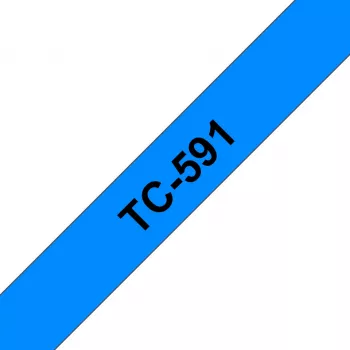 Brother Labelling Tape 9mm, Black on blue, TC, Black, Japan, 5 year(s), Brother