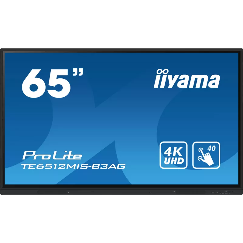 iiyama 65 inch Interactive 4K UHD Touchscreen elevating interactive collaboration