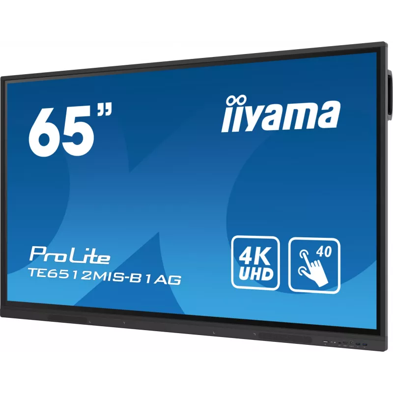 iiyama 65 inch Interactive 4K UHD Touchscreen elevating interactive collaboration