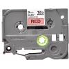 Brother TZE-421 label-making tape Black on red