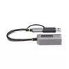StarTech.com 2.5GbE USB-C to Ethernet Adapter with USB-A Converter, NBASE-T NIC, USB 3.0 Type-C 2.5/1G Multi Speed Network, Thunderbolt Compatible, Windows & Mac