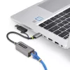 StarTech.com 2.5GbE USB-C to Ethernet Adapter with USB-A Converter, NBASE-T NIC, USB 3.0 Type-C 2.5/1G Multi Speed Network, Thunderbolt Compatible, Windows & Mac