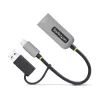 StarTech.com 2.5GbE USB-C to Ethernet Adapter with USB-A Converter, NBASE-T NIC, USB 3.0 Type-C 2.5/1G Multi Speed Network, Thunderbolt Compatible, Windows & Mac