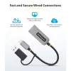 StarTech.com 2.5GbE USB-C to Ethernet Adapter with USB-A Converter, NBASE-T NIC, USB 3.0 Type-C 2.5/1G Multi Speed Network, Thunderbolt Compatible, Windows & Mac