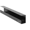 StarTech.com Under Desk Cable Management Tray - Office/Standing Desk Cable Tray Organizer - Desk/Table Mount Holder for Cords/Wire/Power Strip - Computer Cable Manager - 23-1/2“L x 4-1/2”D