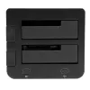 StarTech.com Dual-Bay USB 3.0 to SATA and IDE Hard Drive Docking Station, USB Hard Drive Dock, External 2.5/3.5 inch SATA I/II/III and IDE (40 pin) SSD/HDD Docking Station, Hot-Swap Hard Drive Bays, Top-Loading