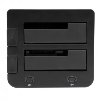 StarTech.com Dual-Bay USB 3.0 to SATA and IDE Hard Drive Docking Station, USB Hard Drive Dock, External 2.5/3.5 inch SATA I/II/III and IDE (40 pin) SSD/HDD Docking Station, Hot-Swap Hard Drive Bays, Top-Loading