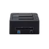 StarTech.com Dual-Bay USB 3.0 to SATA and IDE Hard Drive Docking Station, USB Hard Drive Dock, External 2.5/3.5 inch SATA I/II/III and IDE (40 pin) SSD/HDD Docking Station, Hot-Swap Hard Drive Bays, Top-Loading
