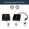 StarTech.com USB-C to Dual Gigabit Ethernet Adapter with USB (Type-A) Port