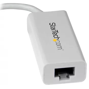 StarTech.com USB-C to Gigabit Network Adapter - White, Wired, USB Type-C, Ethernet, 5000 Mbit/s, White