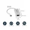StarTech.com USB-C to Gigabit Network Adapter - White, Wired, USB Type-C, Ethernet, 5000 Mbit/s, White