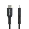 StarTech.com 1m (3ft) USB C Charging Cable, USB-C Cable, USB 2.0 Type-C Laptop Charger Cord, 60W 3A Power Delivery, TPE Jacket, USB-C Data Transfer Cable, M/M